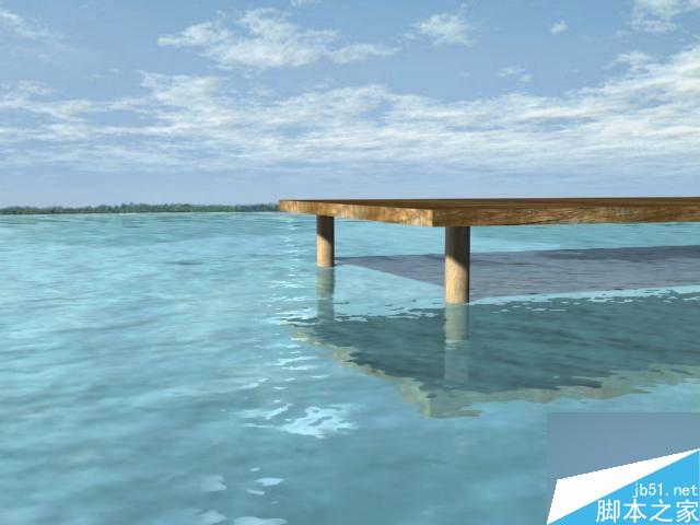 3dmax制作水的方法 武林網 3dsmax材質教程系列之水的材質制作