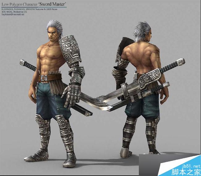 3DMAX制作韓國游戲人物模型 武林網 3DSMAX教程