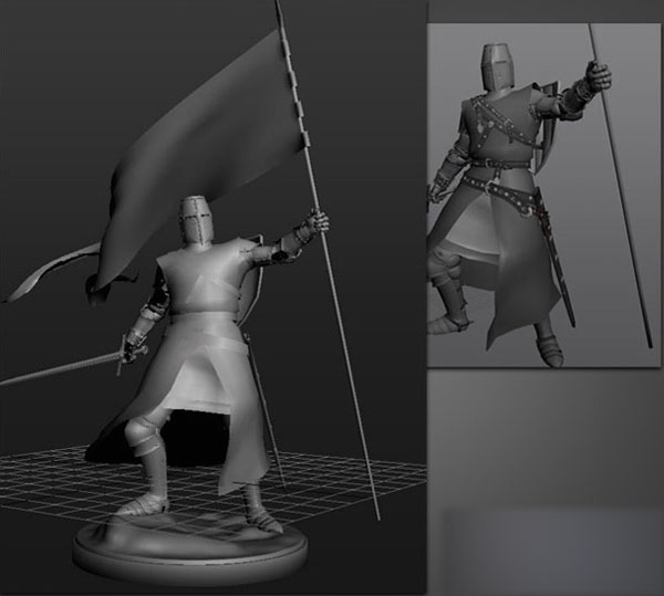 3DSMAX制作十字軍角色 武林網(wǎng) 3DSMAX角色教程