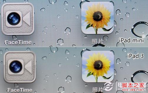 iPad mini與iPad3屏幕效果對(duì)比