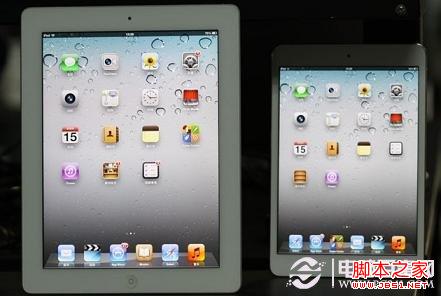 iPad3與iPad mini屏幕界面對(duì)比