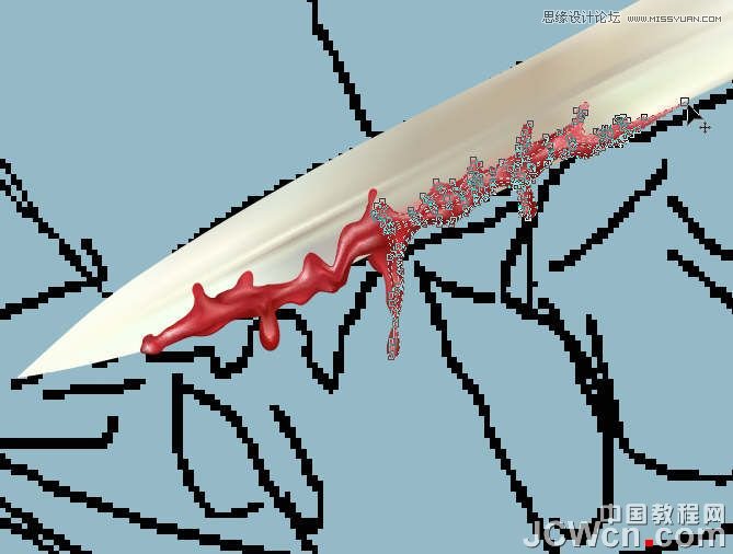 CorelDRAW巧用網格工具繪制惡魔谷插畫,