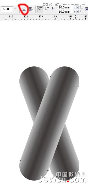 CorelDraw繪制立體效果的彈簧教程,