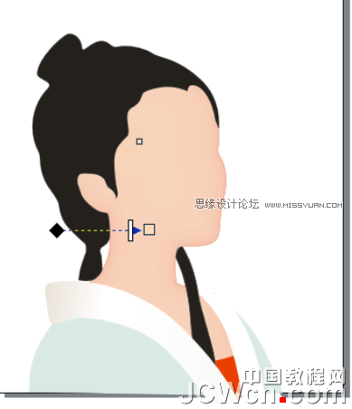 CorelDRAW鼠繪教程：繪制著名詞人李清照,破洛洛