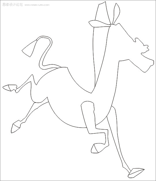 CorelDraw詳細打造打造三維動感斑馬,武林網