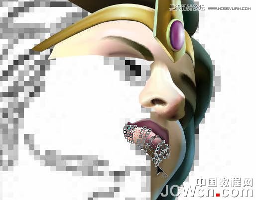 CorelDRAW巧用網格工具繪制惡魔谷插畫,