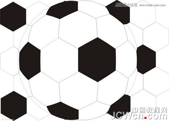 CorelDRAW巧用魚眼工具運用制作足球技巧,