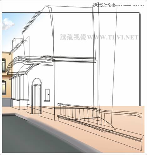 CorelDRAW繪制街道場景教程之歐洲小鎮(zhèn),破洛洛