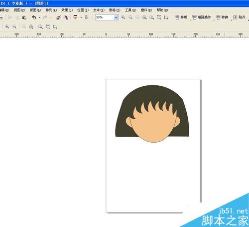 用CorelDRAW怎么繪制櫻桃小丸子（貝塞爾工具）