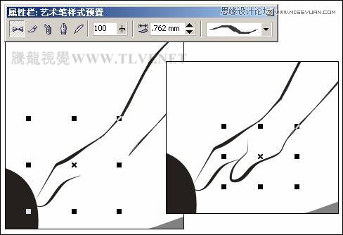 CorelDRAW繪制放射狀速度線實例之足球少年,破洛洛