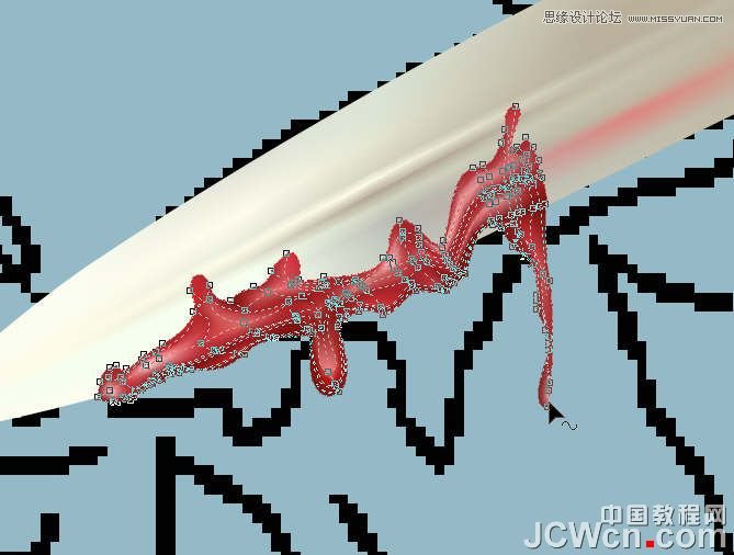 CorelDRAW巧用網格工具繪制惡魔谷插畫,