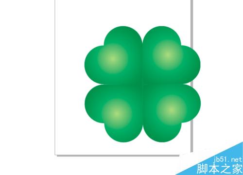 CDR入門教程如何制作四葉草