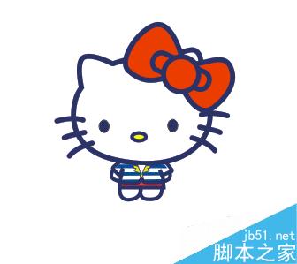CorelDRAW中怎么畫(huà)KT貓