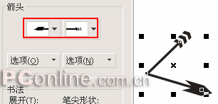 CorelDRAW 12循序漸進-對象的輪廓設定 武林網 CorelDraw入門教程