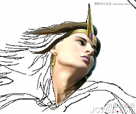 CorelDRAW巧用網格工具繪制惡魔谷插畫,