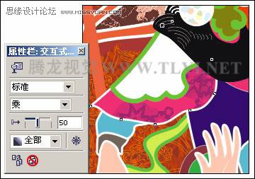 使用CorelDRAW為對(duì)象填充圖案,破洛洛