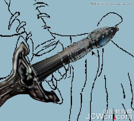 CorelDRAW巧用網格工具繪制惡魔谷插畫,