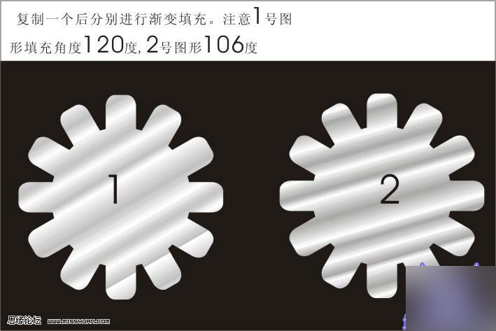 CDR打造質(zhì)感立體齒輪 武林網(wǎng) CorelDraw實(shí)例教程