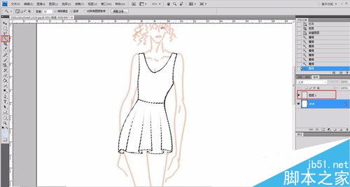 怎樣用CDR+PS畫服裝效果圖？