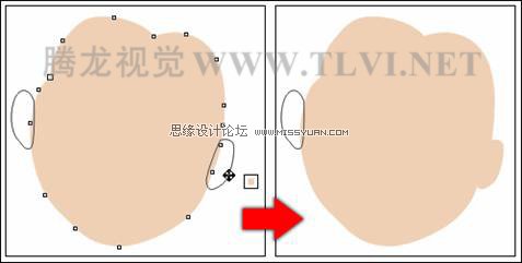 在CorelDRAW中使用純色填充對(duì)象,破洛洛