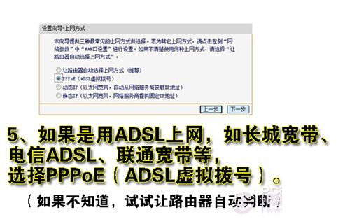 選擇上網方式