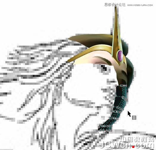 CorelDRAW巧用網格工具繪制惡魔谷插畫,