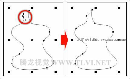 CorelDRAW中手繪工具的用法,破洛洛