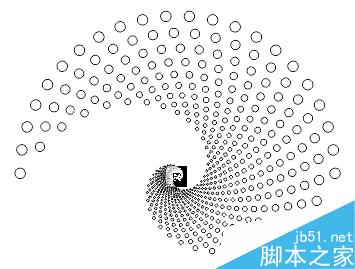 CorelDRAW X7案例分享：打造圓點螺旋效果