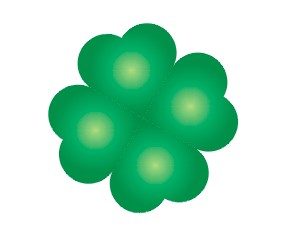 CDR制作四葉草 武林網 CorelDraw實例教程