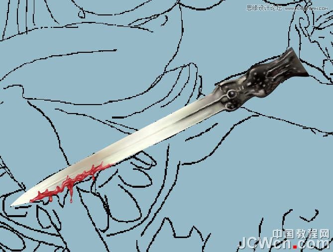 CorelDRAW巧用網格工具繪制惡魔谷插畫,