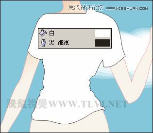 CorelDRAW繪制卡通風格的時尚美女教程,破洛洛