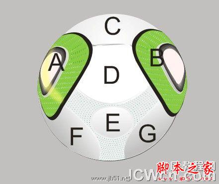 CorelDRAW鼠繪教程：畫一個南非世界杯足球_中國教程網(wǎng)