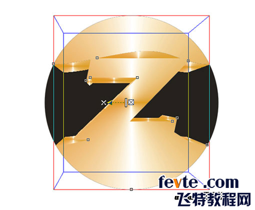 CDR繪制金屬質感標志 武林網 CDR實例教程