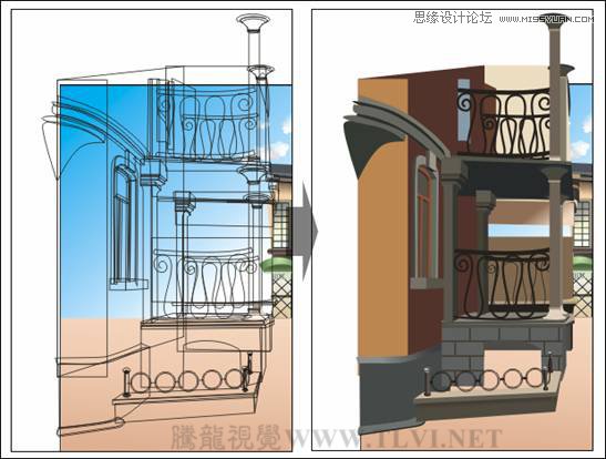 CorelDRAW繪制街道場景教程之歐洲小鎮(zhèn),破洛洛