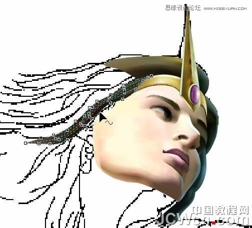 CorelDRAW巧用網格工具繪制惡魔谷插畫,