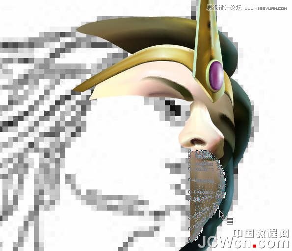 CorelDRAW巧用網格工具繪制惡魔谷插畫,