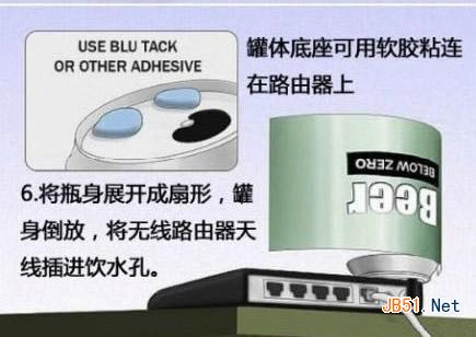 路由器套上易拉罐：WiFi信號增強(qiáng)
