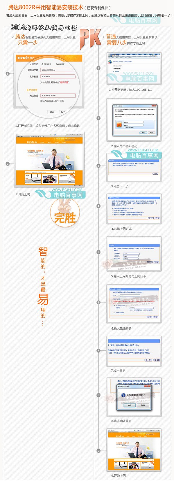 新老Tenda無線路由器設置對比