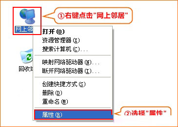 網上鄰居屬性
