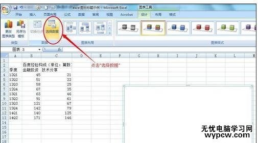 excel2007 添加圖表標(biāo)題的教程