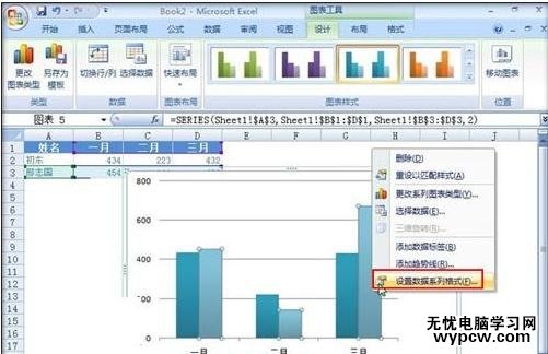 excel2007 制作規范圖表教程