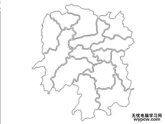 WPS演示怎么使用自定義動畫繪制城市輪廓圖