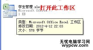 怎樣在Excel2007中保存工作區