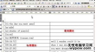 WPS文字怎么將歌詞句首字母改大寫