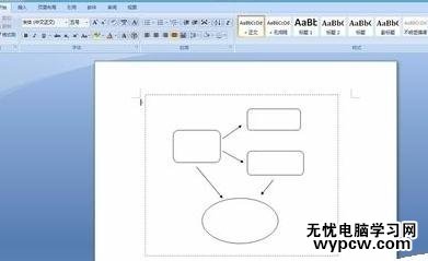 在word2007中如何組合多個圖形