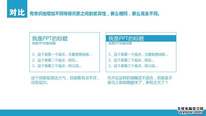 扁平化PPT設計制作教程：扁平化設計四原則