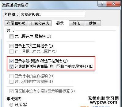 excel表格透視表的使用方法