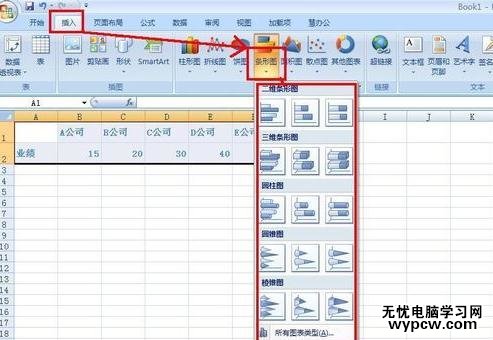 Excel制作條形統(tǒng)計圖的步驟