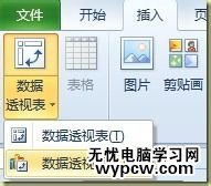 excel表格建立數據透視表的方法