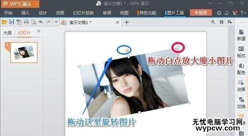 怎么在wps演示中處理圖片